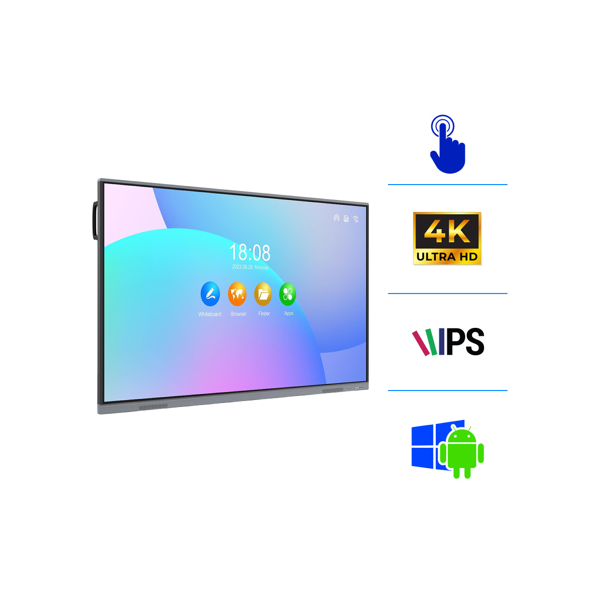 Màn hình tương tác thông minh 4K - Màn hình tương tác cho lớp học