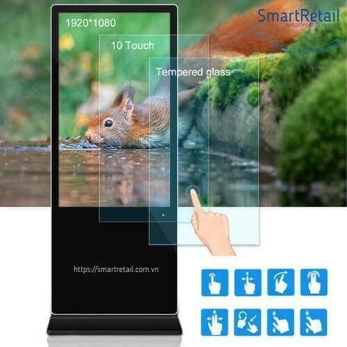 Ảnh 5 của Màn hình quảng cáo chân đứng 32 inches cảm ứng