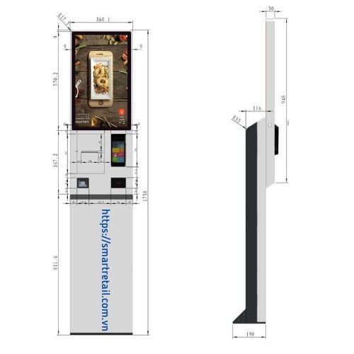 Ảnh 5 của Máy bán hàng chân đứng 24 Inch