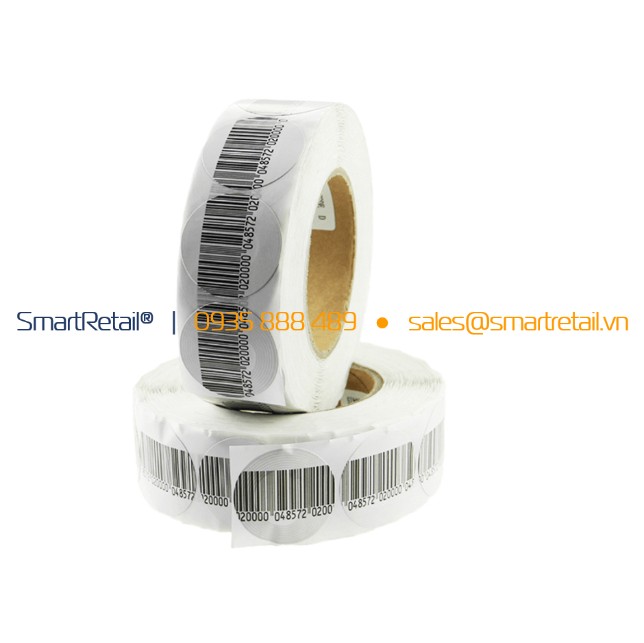 Tem mềm RF tròn SR-RLC-4040 | Tem từ công nghệ RF