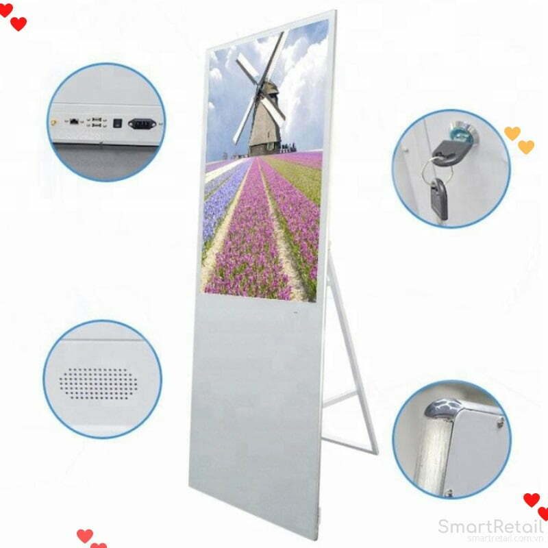 Ảnh 6 của Màn hình quảng cáo chân đứng Poster 32 inch | LCD Poster 32 inch