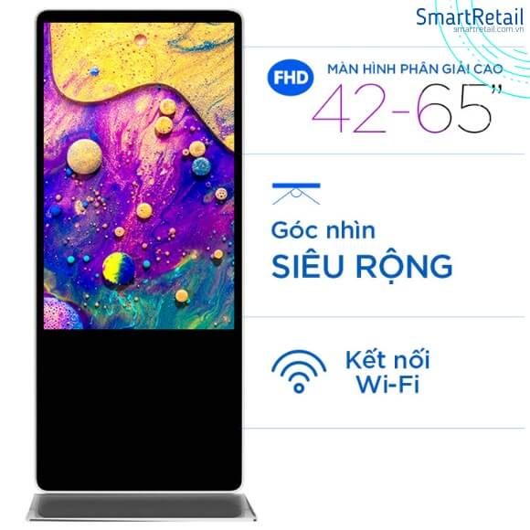 Ảnh 7 của Màn hình LCD chân đứng 75 inch | Màn hình quảng cáo chân đứng 75 inch