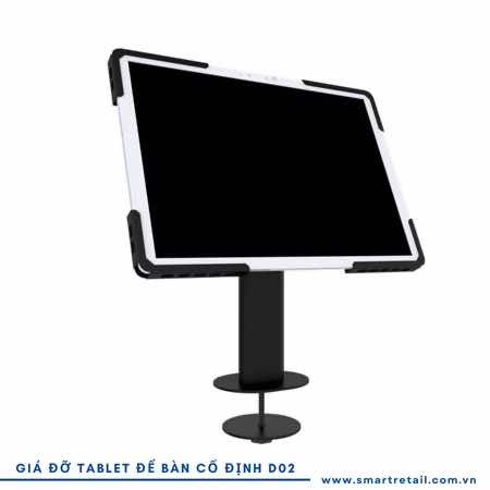 Ảnh 4 của Giá đỡ Tablet để bàn cố định D02 | Giá đỡ máy tính để bàn đa năng D02