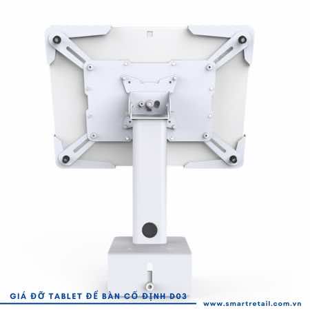 Ảnh 2 của Giá đỡ máy tính bảng để bàn D03 | Giá đỡ Tablet để bàn cố định D03