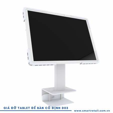 Ảnh 3 của Giá đỡ máy tính bảng để bàn D03 | Giá đỡ Tablet để bàn cố định D03