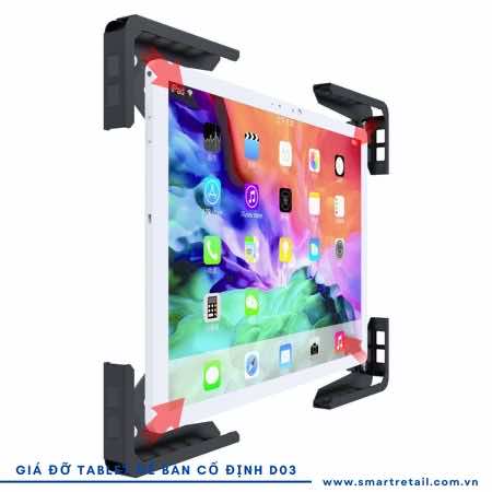 Ảnh 8 của Giá đỡ máy tính bảng để bàn D03 | Giá đỡ Tablet để bàn cố định D03
