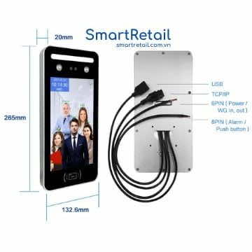 Máy chấm công Face ID | Máy chấm công nhận diện khuôn mặt Face AI