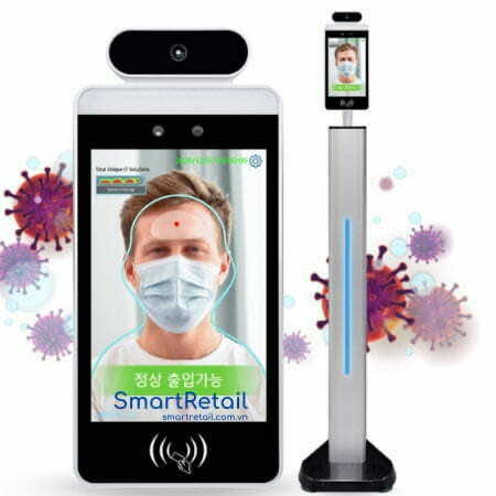 Ảnh 3 của Máy đo thân nhiệt nhận diện khuôn mặt, quét mã QR Code khai báo Y tế