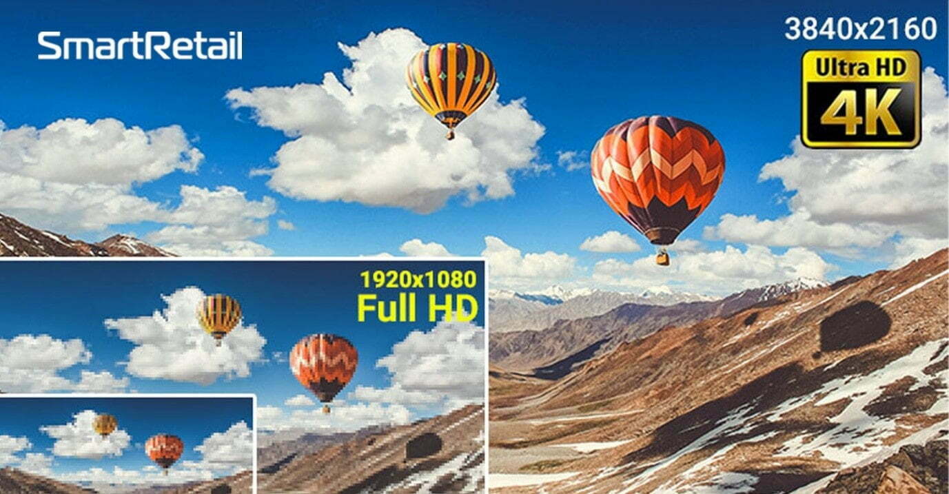 Phân biệt sự khác nhau giữa độ phân giải 4K và Full HD