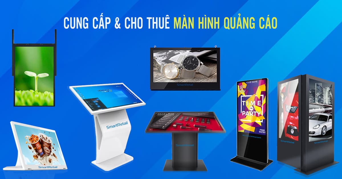 man hinh quang cao lcd - man hinh quang cao thong minh SmartRetail