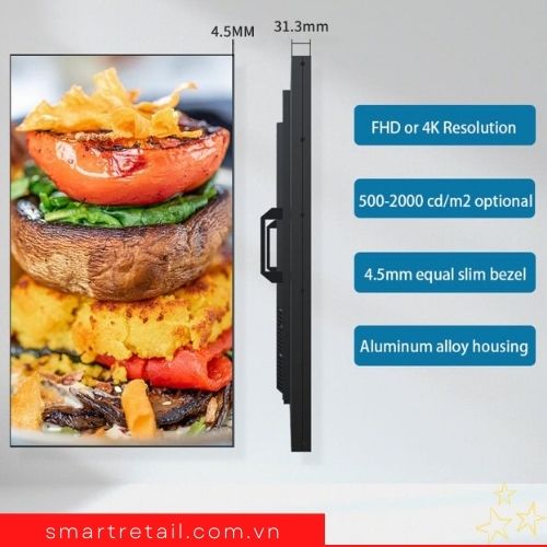Ảnh 3 của Màn hình Digital Menu Board 43 Inch/ Màn hình quảng cáo Menu 43"