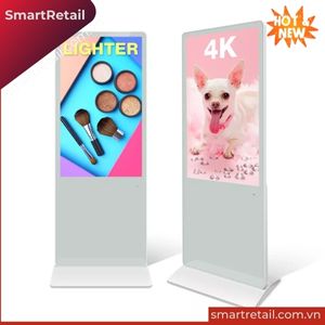 Ảnh 8 của Màn hình quảng cáo chân đứng 55 inch màu trắng | Standee điện tử 55"