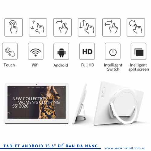 Ảnh 10 của Tablet Android RK3288/ Máy tính bảng màn hình lớn 15.6 Inch