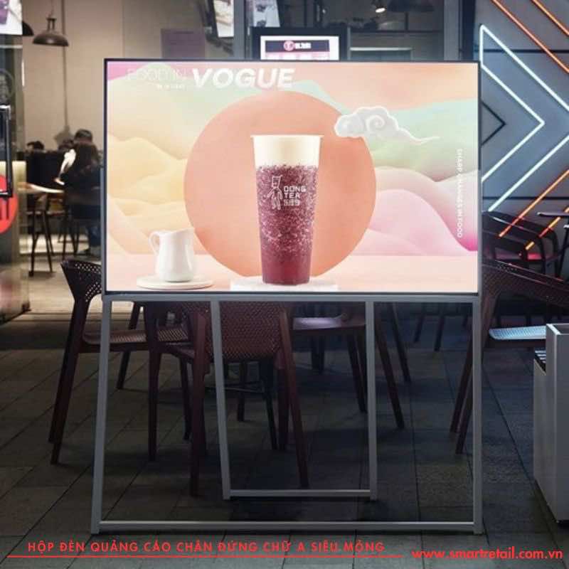 Ảnh 9 của Hộp đèn quảng cáo chân đứng LA1275 | Hộp đèn LED siêu mỏng