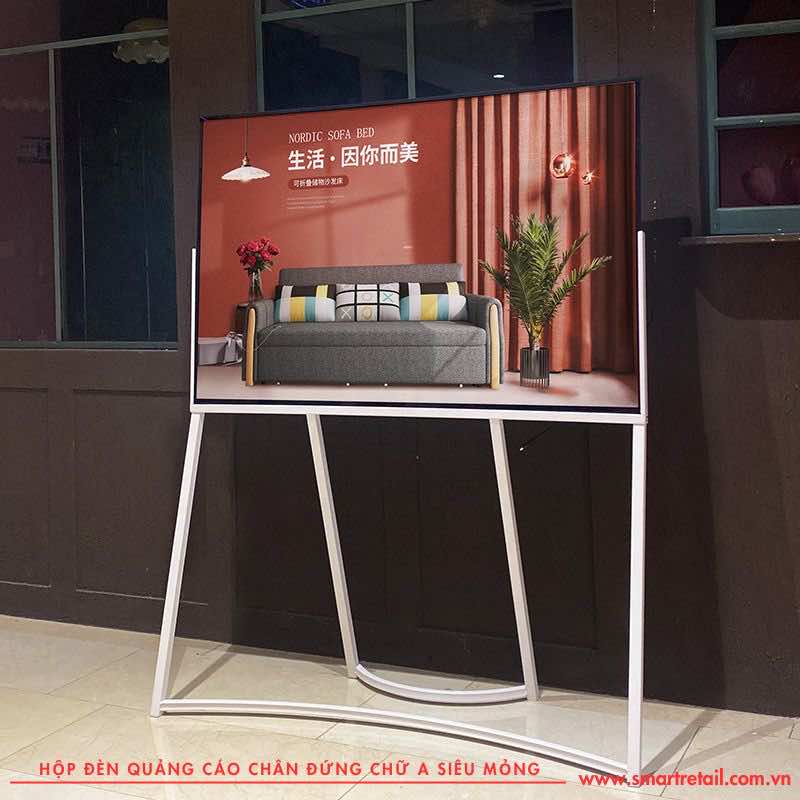 Ảnh 6 của Hộp đèn quảng cáo chân đứng LA1275 | Hộp đèn LED siêu mỏng
