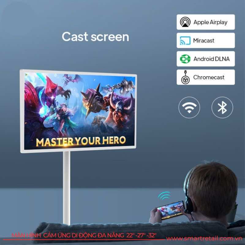 Ảnh 8 của Màn hình cảm ứng Stand by Me 24 Inch | Màn hình cảm ứng 24 Inch chân di động và đa dụng