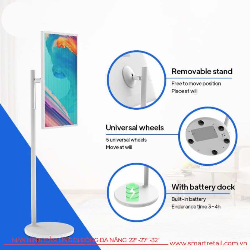 Ảnh 25 của Màn hình cảm ứng Stand by Me 24 Inch | Màn hình cảm ứng 24 Inch chân di động và đa dụng