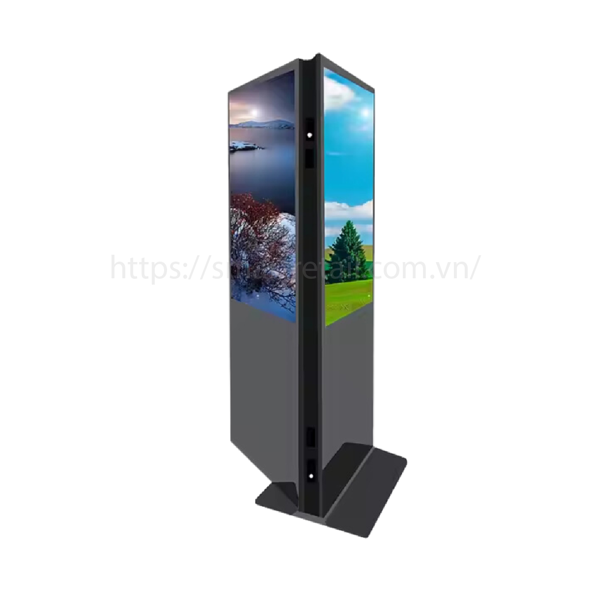 Ảnh 9 của Màn Hình Quảng Cáo | Màn Hình Chân Đứng Hai Mặt 50 inch