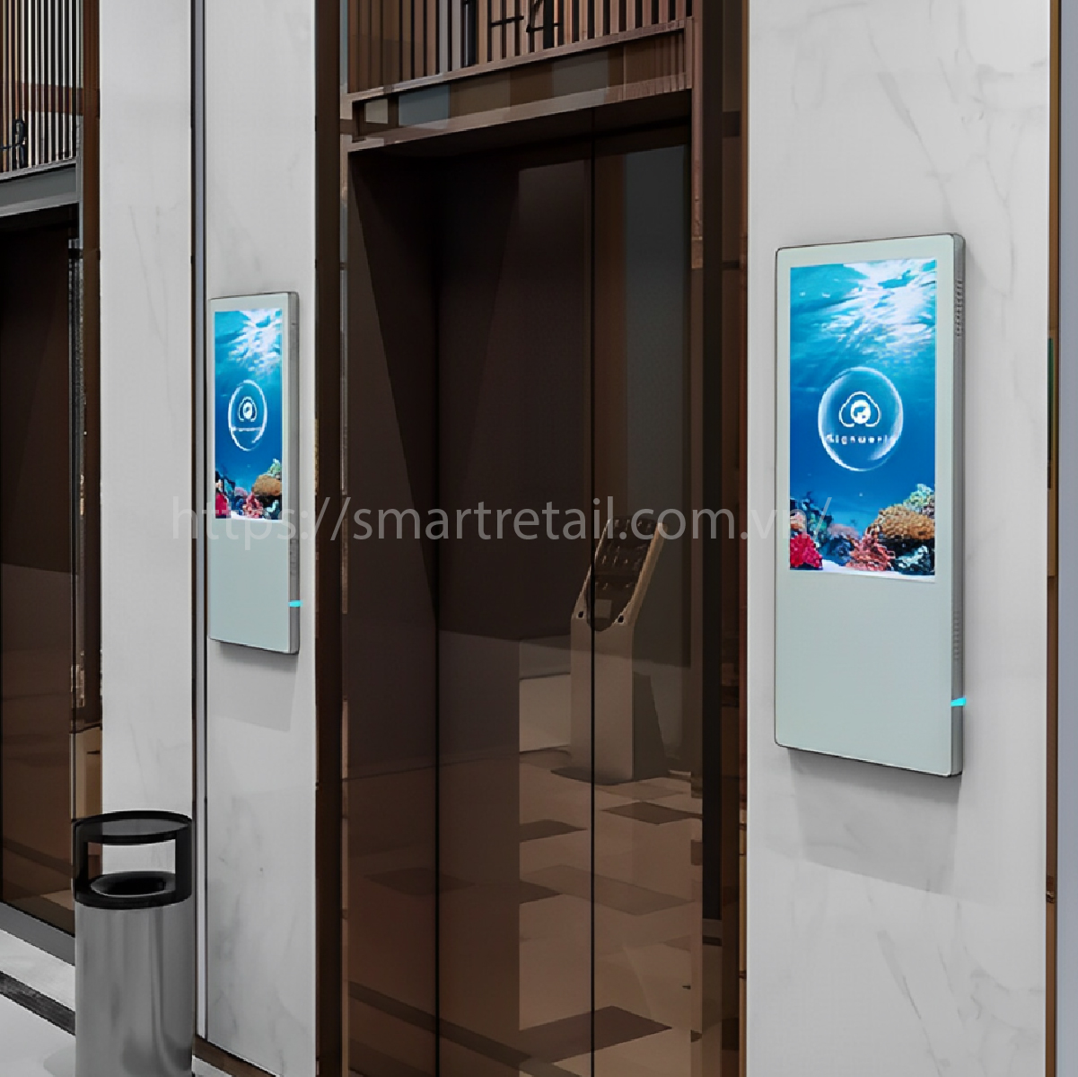 Ảnh 3 của Màn Hình Quảng Cáo | Màn Hình Thang Máy Elevator 18.5 inch