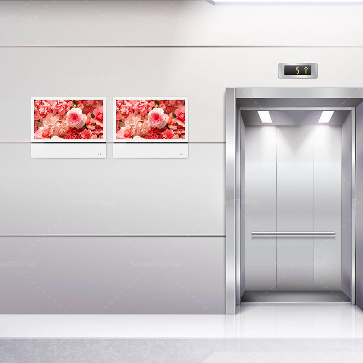 Ảnh 3 của Màn hình quảng cáo | màn hình thang máy Elevator ngang 22 inch