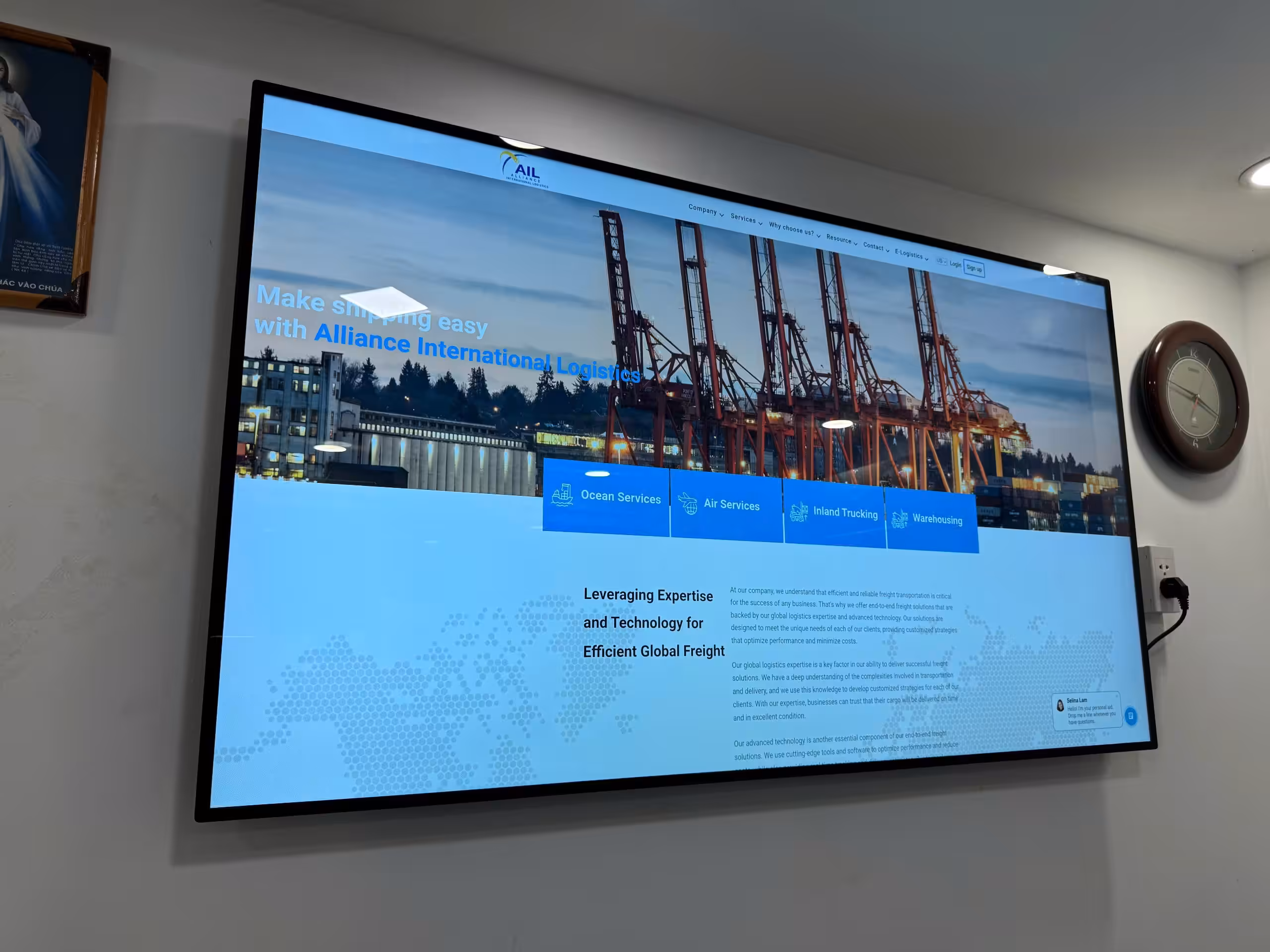 Ảnh 9 của Màn hình quảng cáo Digital Menu Board/ Màn hình 65inch viền 10mm