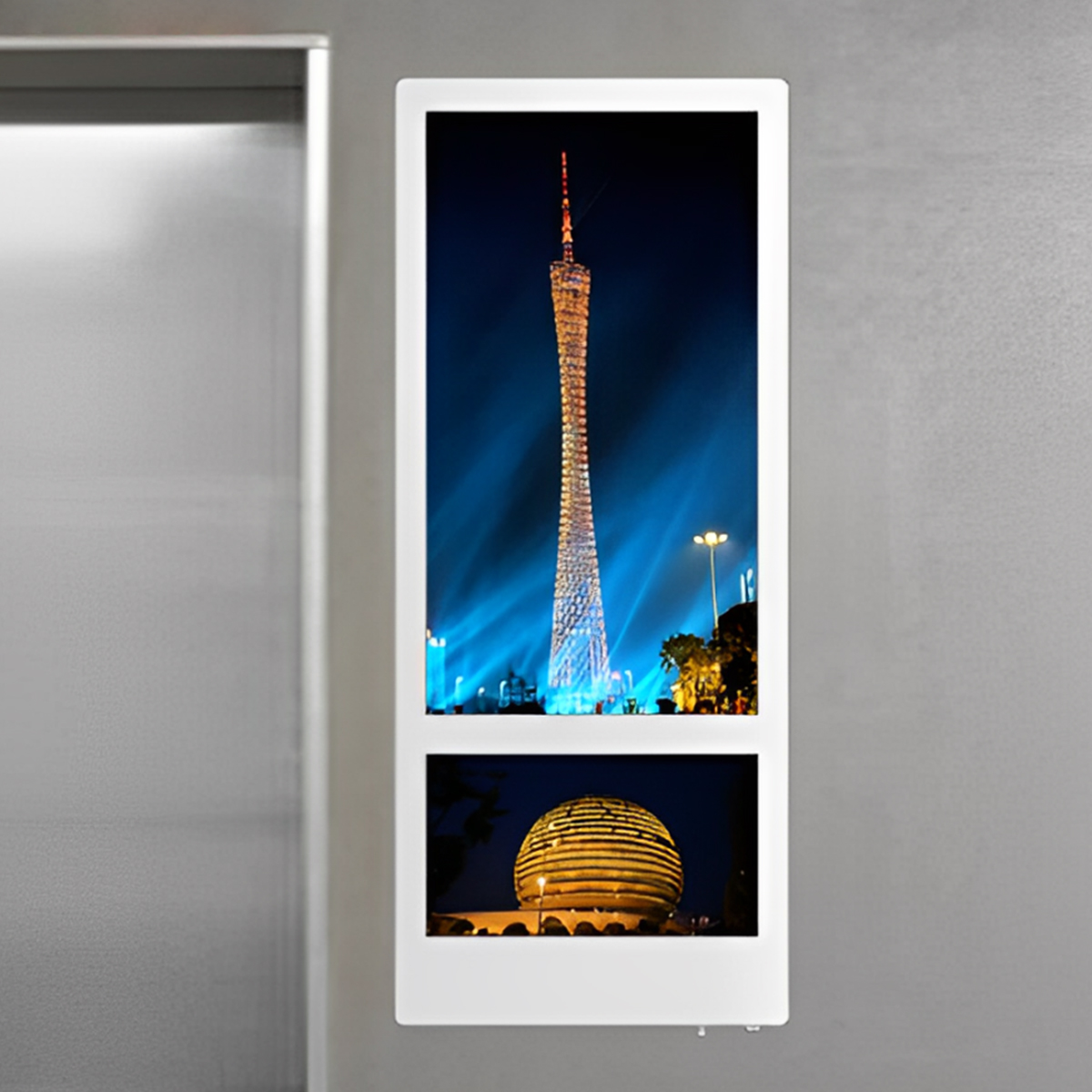 Ảnh 10 của Màn hình quảng cáo thang máy hai màn - Elevator