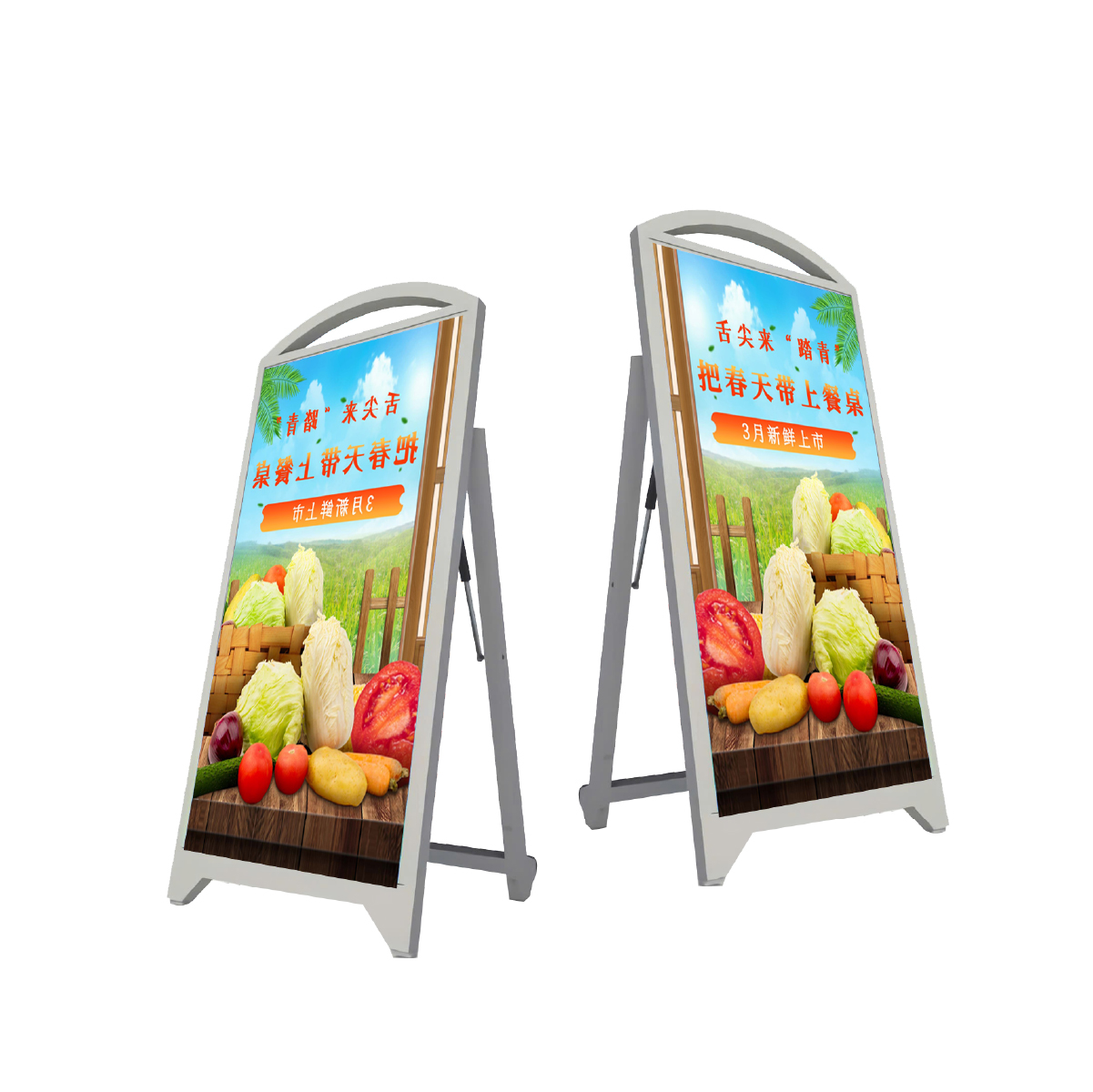 Ảnh 4 của Màn hình quảng cáo chân đứng ngoài trời 43 inch (chân chữ A)