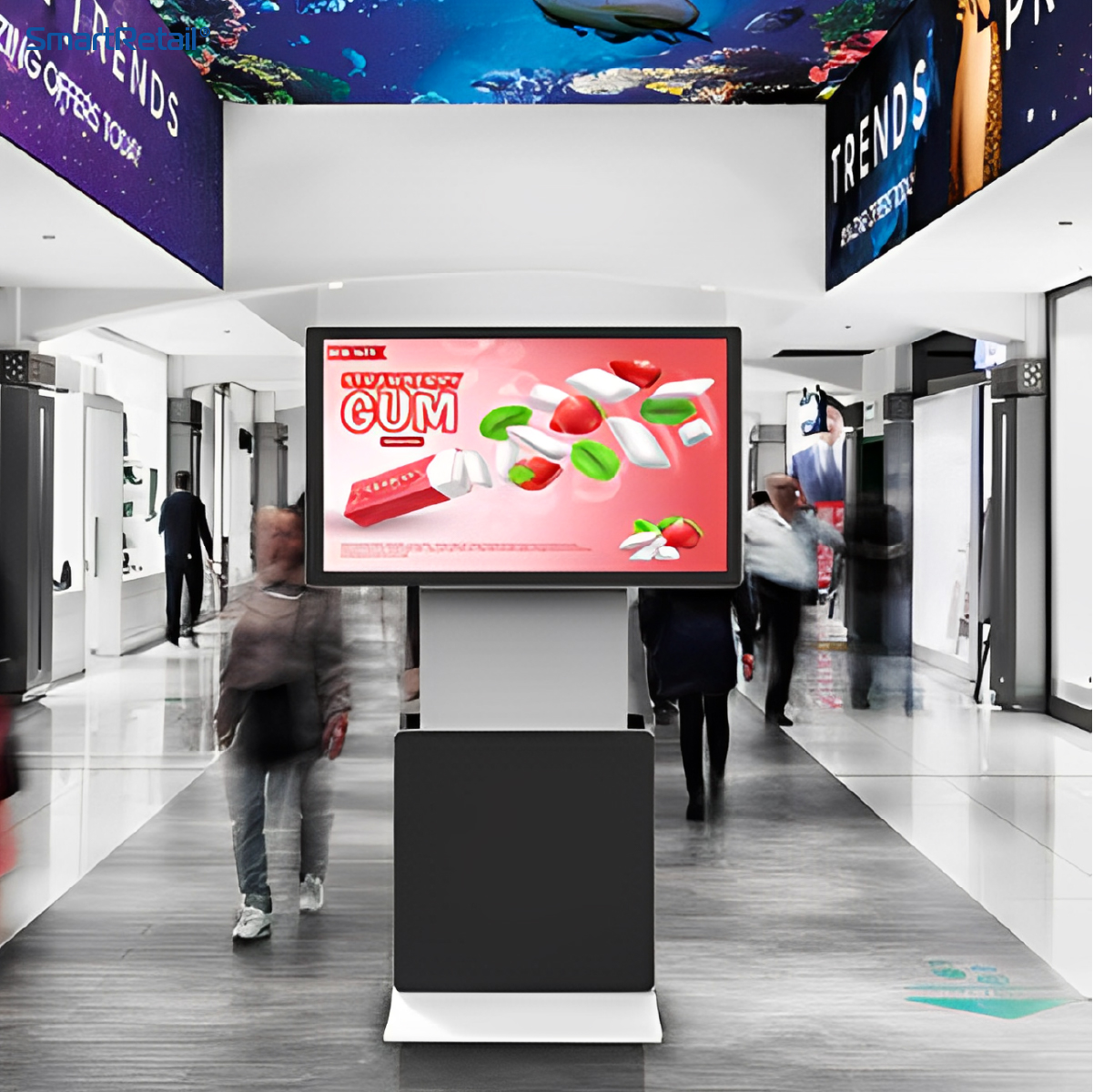 Ảnh 5 của Màn hình chân đứng dáng xoay 50 inch