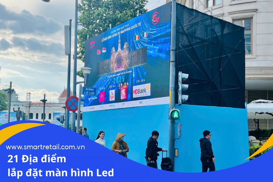 TP.HCM bố trí 21 điểm đặt màn hình Led xem diễu binh 30.4 ở đâu?