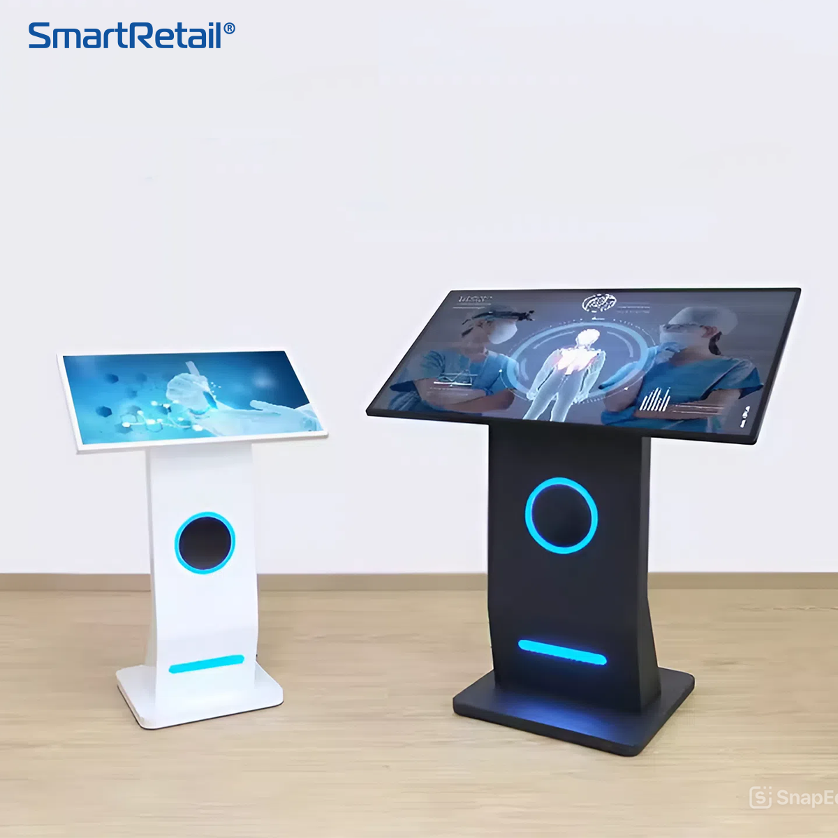 Ảnh 3 của Màn hình cảm ứng chân quỳ New Style | Màn hình chân quỳ chữ I 65 inch