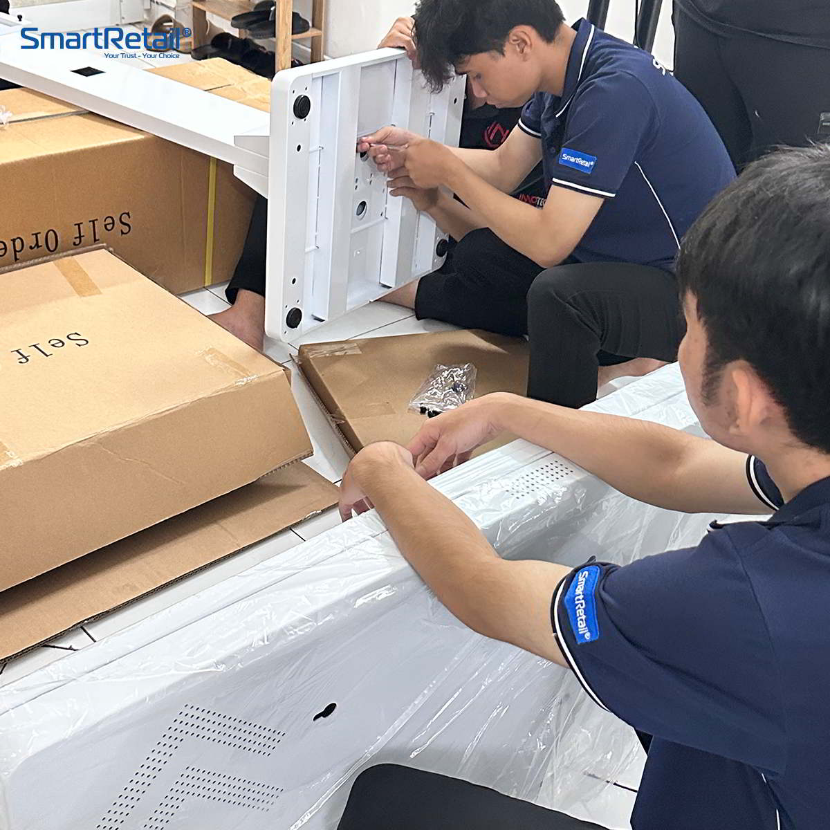 Ảnh 6 của Máy Kiosk tự phục vụ đọc CCCD gắn chip | SmartID Kiosk 21.5 inch