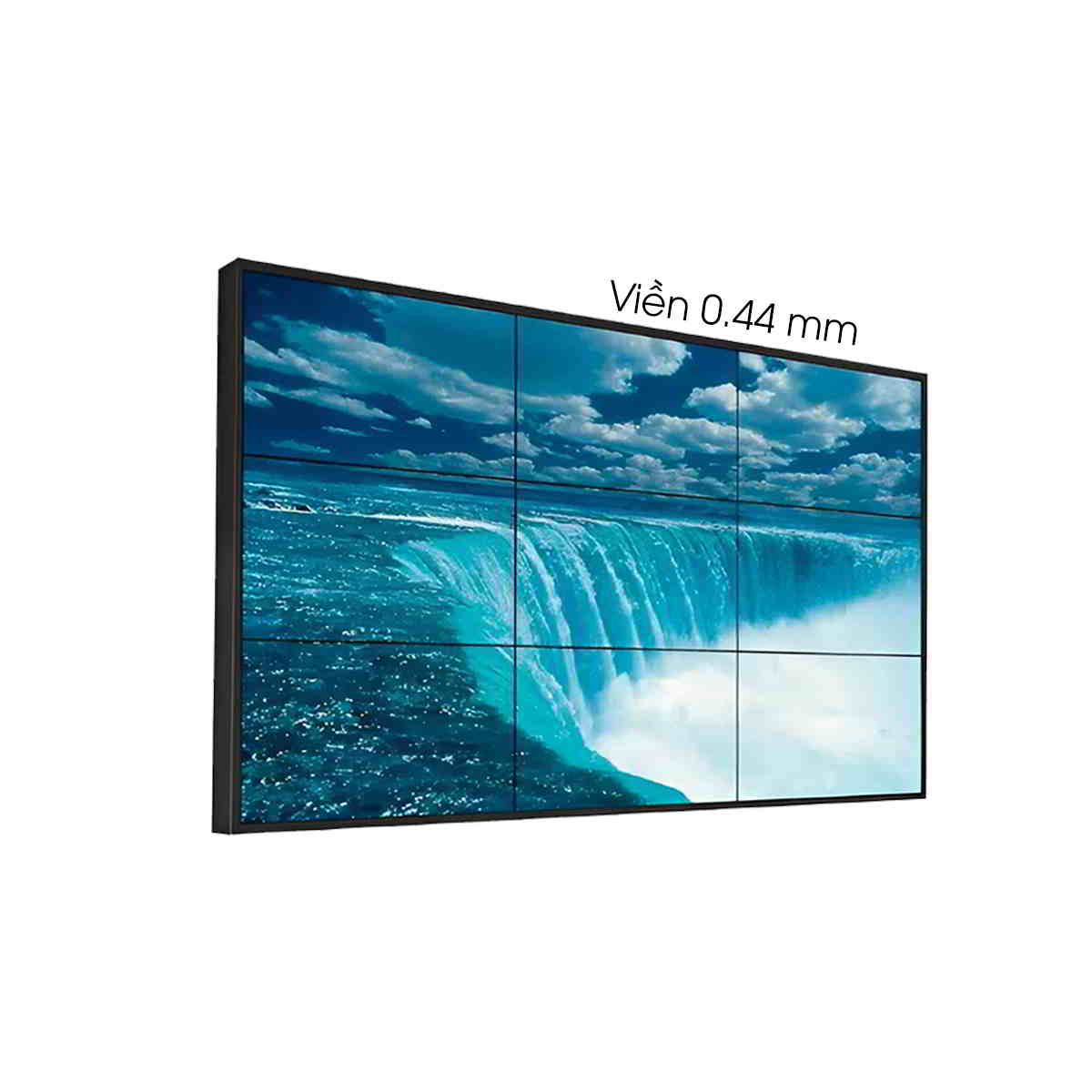 Màn hình ghép FHD 500 nit 55 inch viền đều nhau 0,44mm