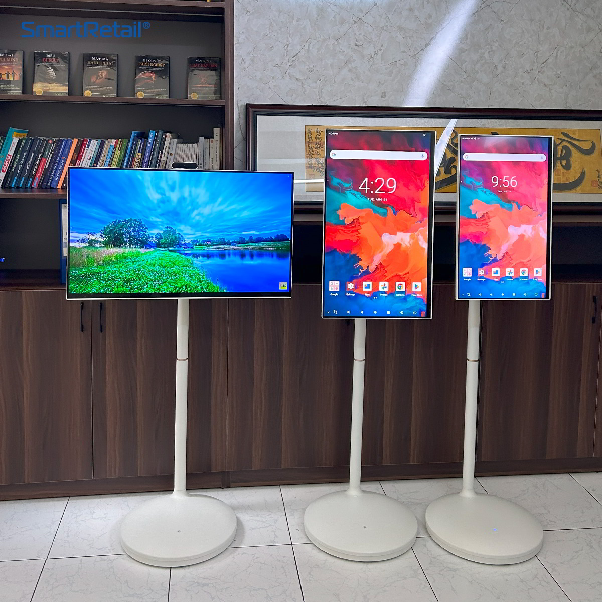 Ảnh 5 của Màn hình cảm ứng di động 24 inch |Smart LCD Move 360 chân đứng di động