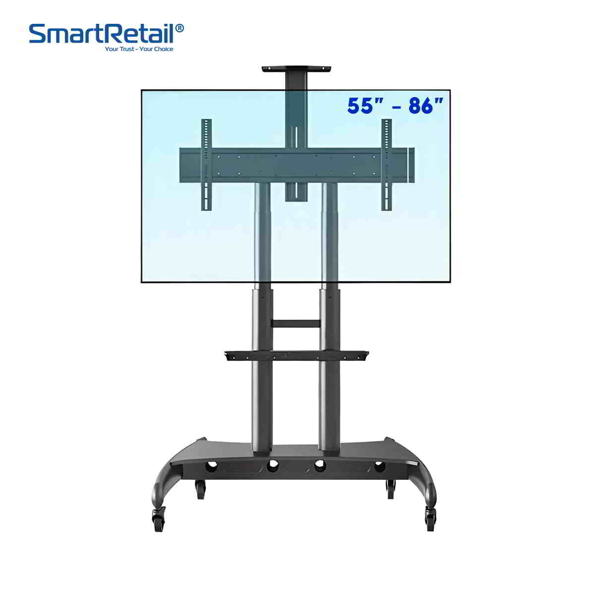 Ảnh 5 của Giá đỡ màn hình tương tác từ 55 inch – 86 inch | Giá đỡ di động