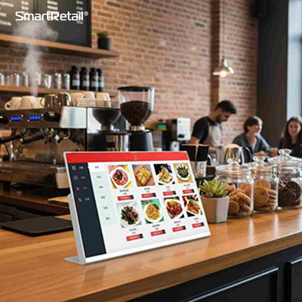 Ảnh 12 của Màn hình menu điện tử để bàn 24 inch