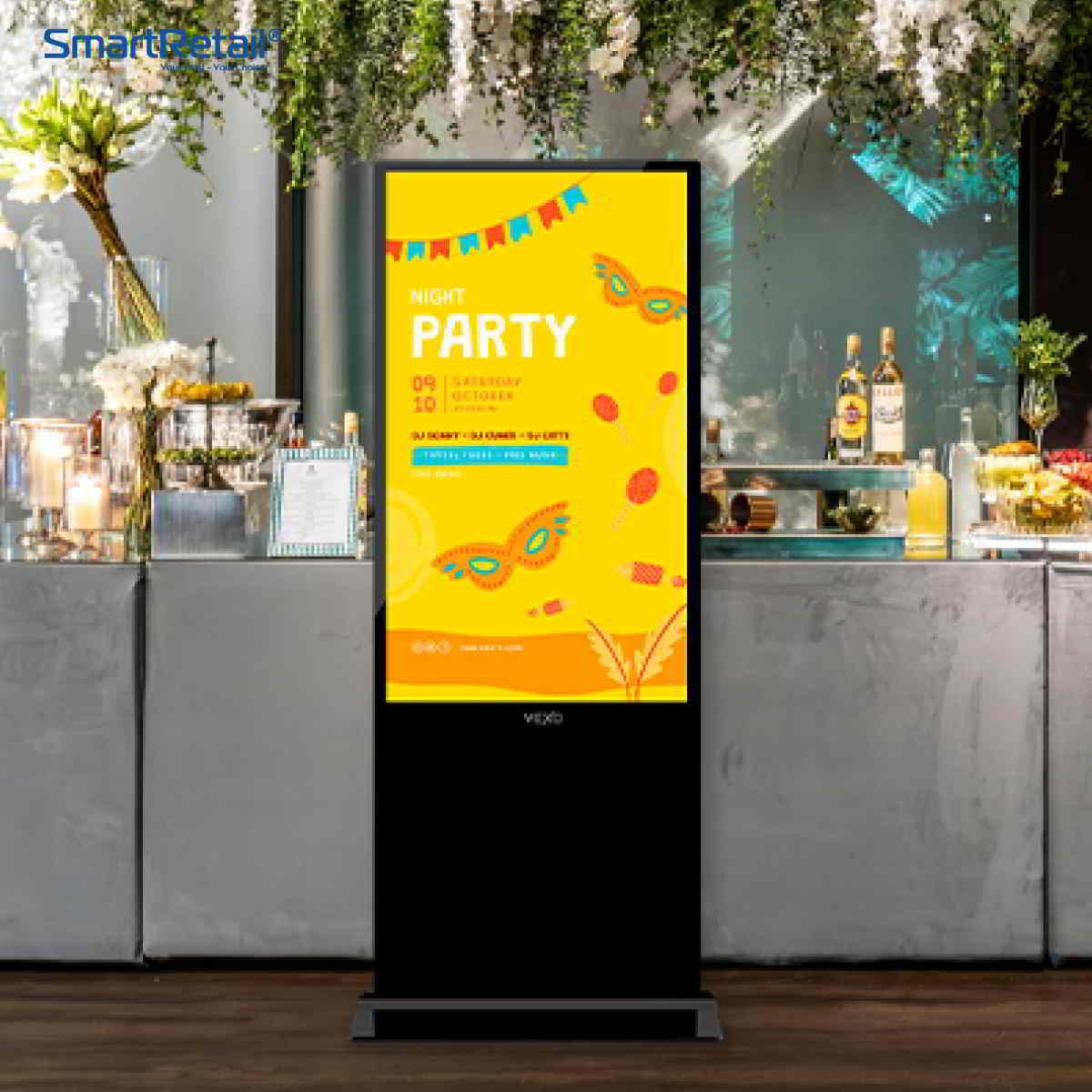 Ảnh 9 của Màn hình quảng cáo chân đứng 49 inch viền 2cm