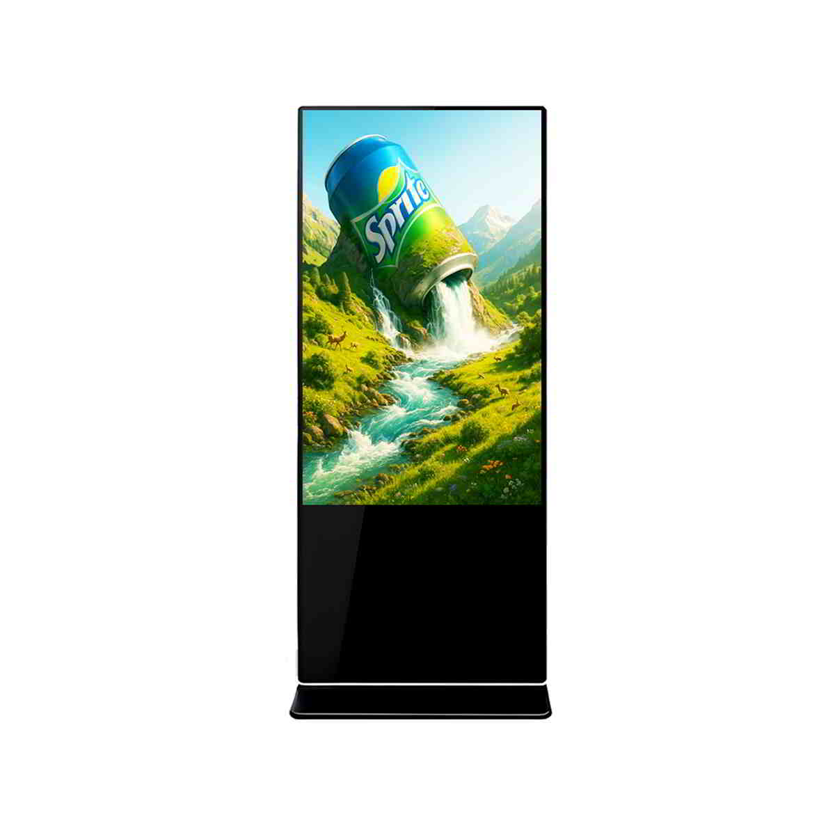 Màn hình quảng cáo chân đứng 55 inches viền 2cm