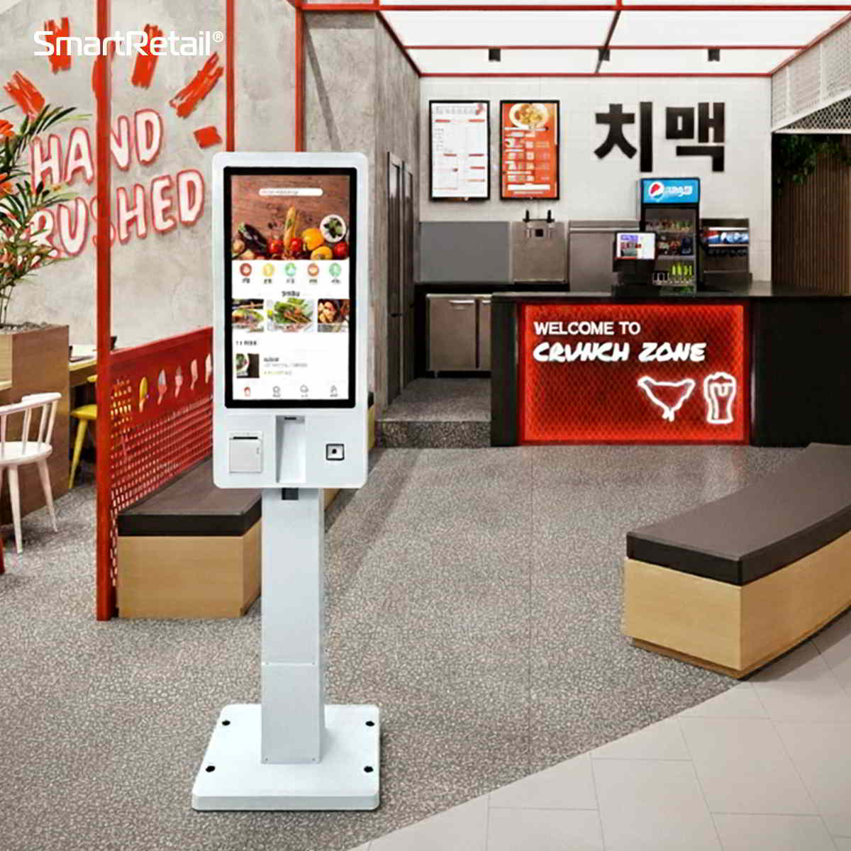 Ảnh 9 của Máy Kiosk tự phục vụ Android 14 | Self Ordering Kiosk 32 inch