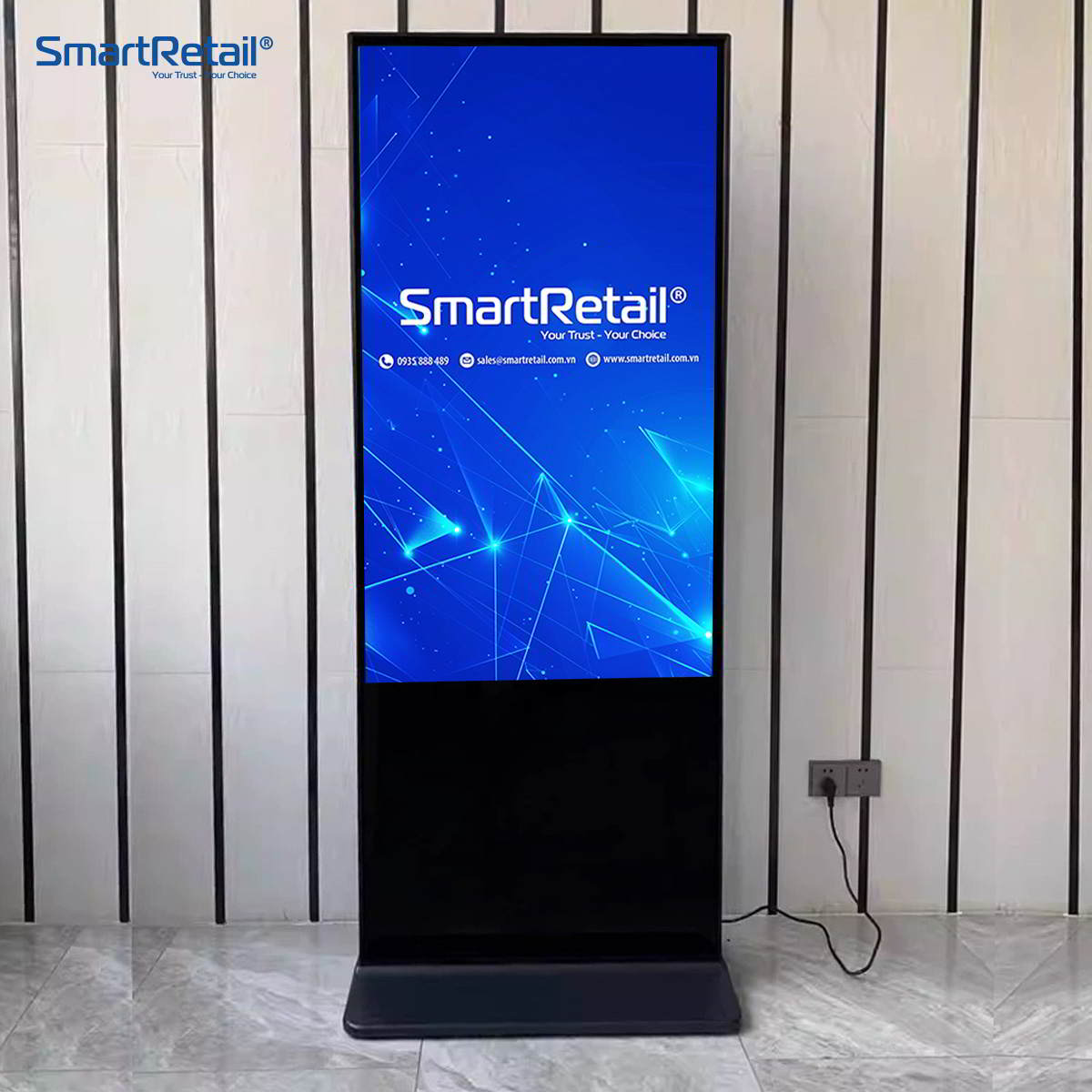 Ảnh 5 của Màn hình cảm ứng chân đứng 32 inch | Màn hình Standee Điện Tử