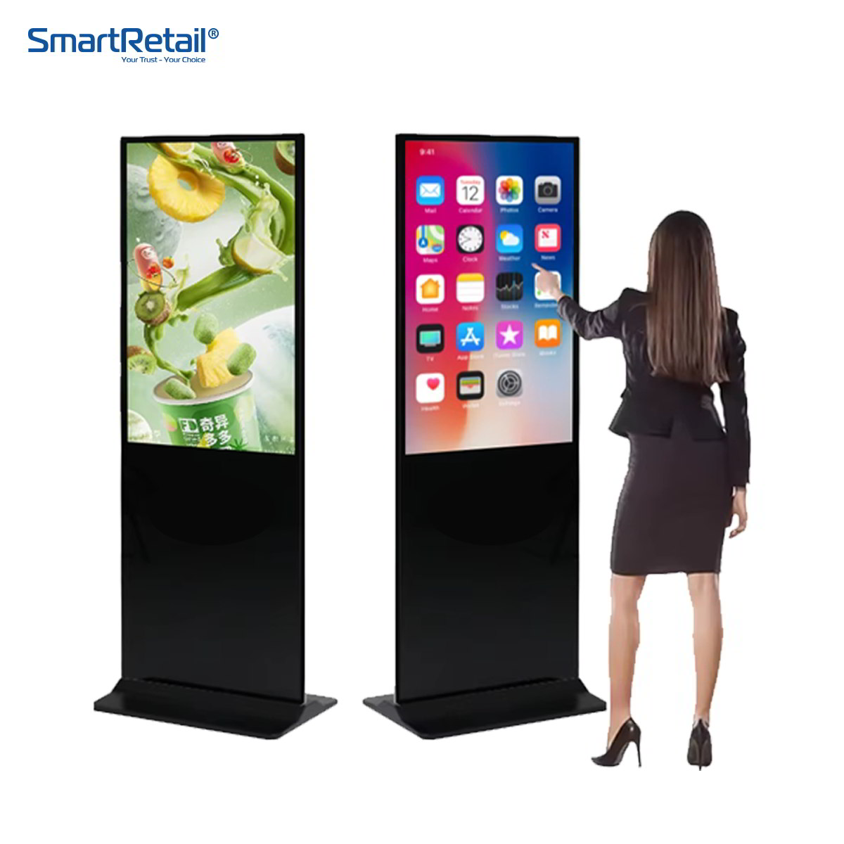 Ảnh 12 của Màn hình cảm ứng chân đứng 32 inch | Màn hình Standee Điện Tử