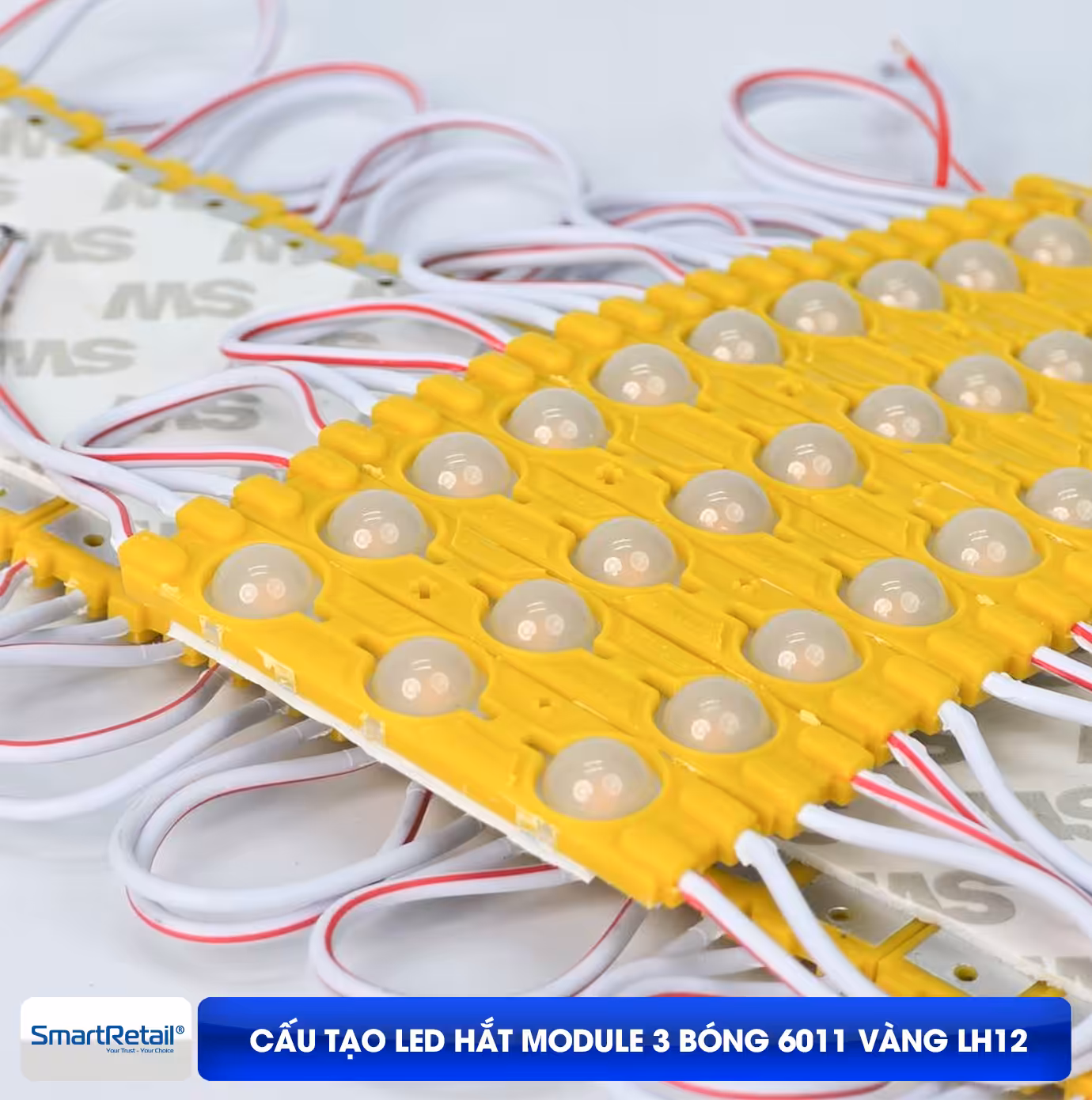 Ảnh 2 của Led hắt module 3 bóng 6011 vàng LH12