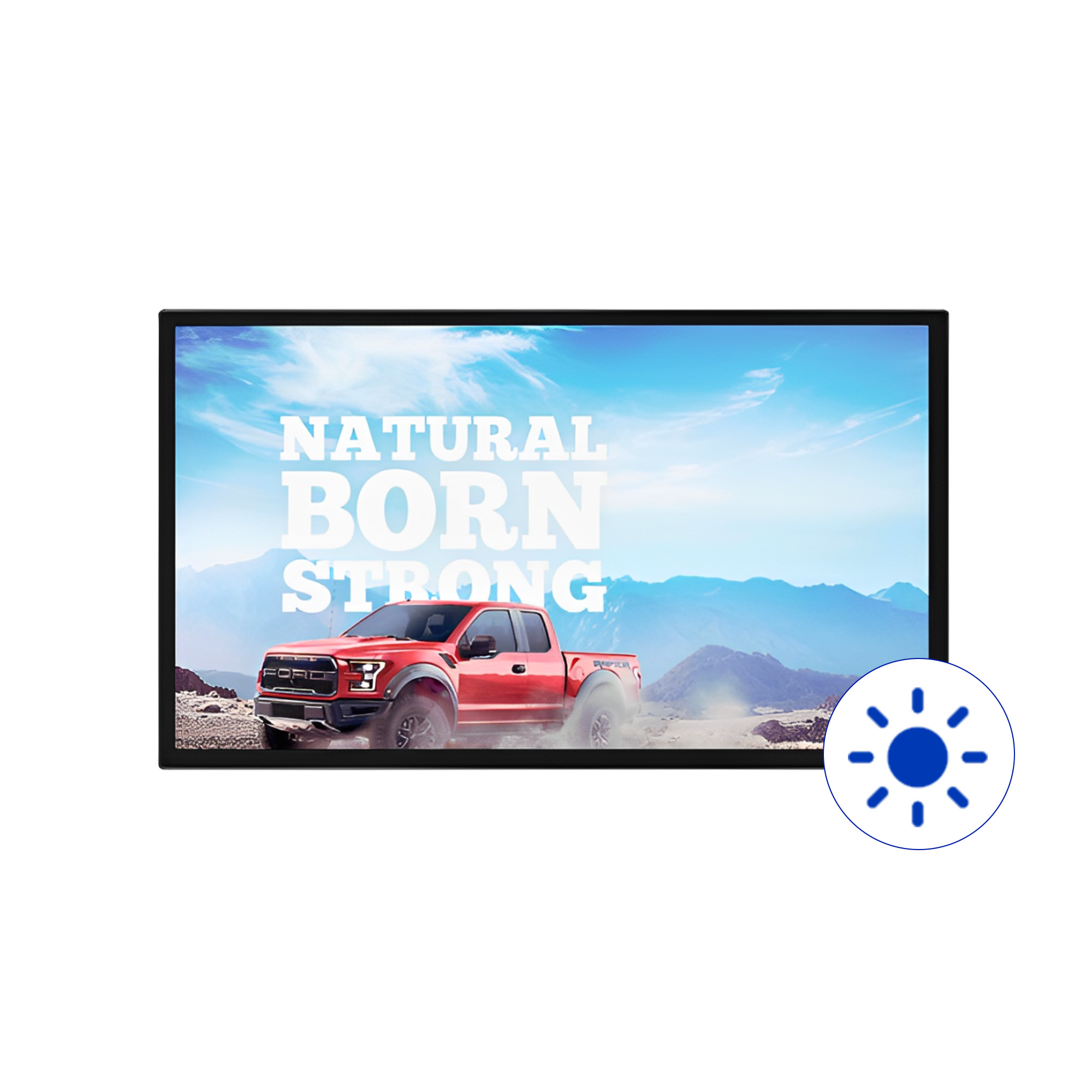 Màn hình quảng cáo treo tường 50 inch độ sáng cao 1000nits