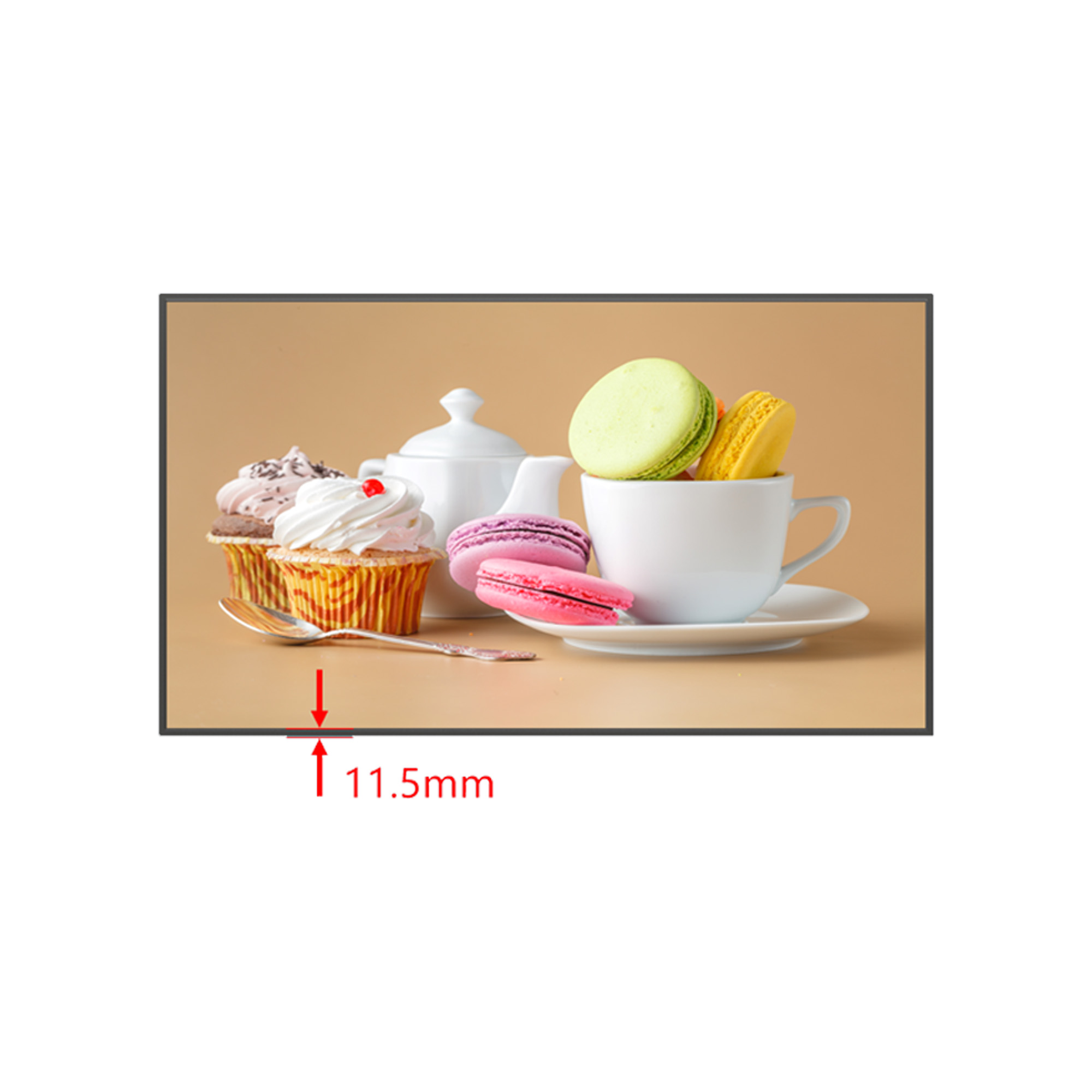 Màn hình quảng cáo treo tường 43 inches siêu mỏng