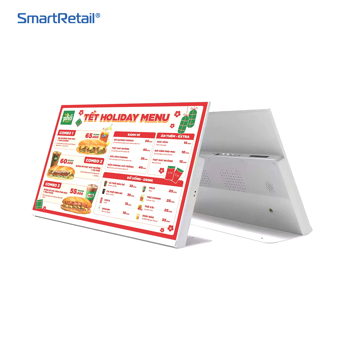 Ảnh 3 của Màn hình menu điện tử để bàn 21.5 inch 