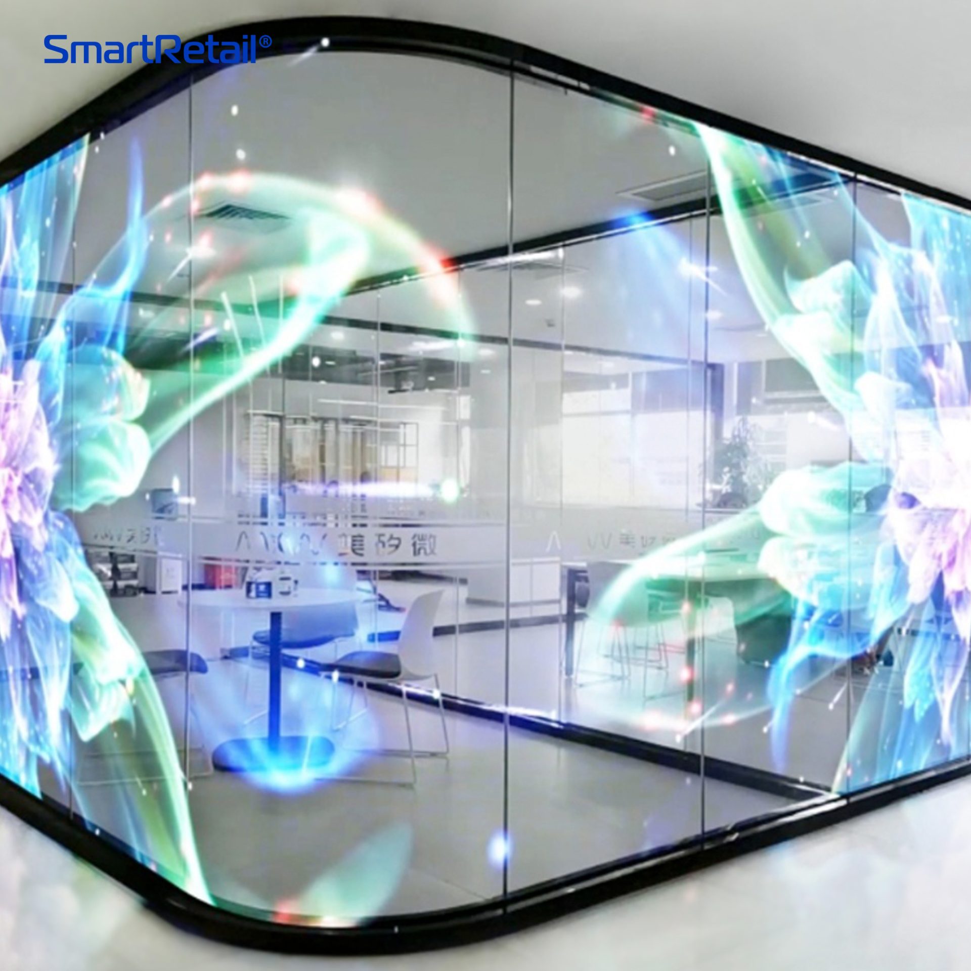 Ảnh 3 của Màn hình LED Film trong suốt P6/P8/P10