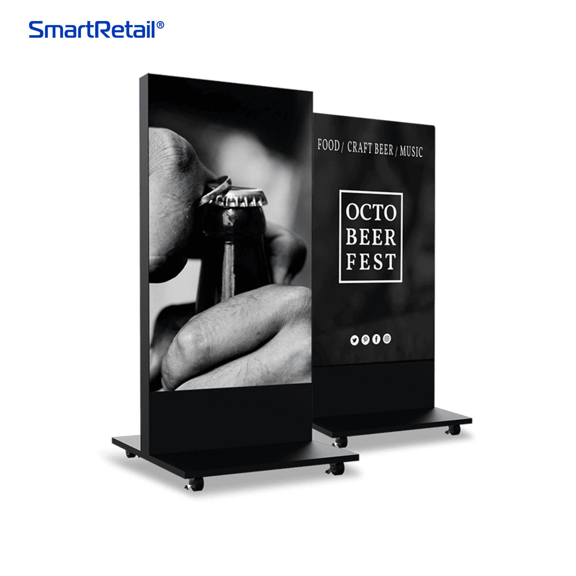 Ảnh 4 của Màn hình LED chân đứng trong nhà một mặt