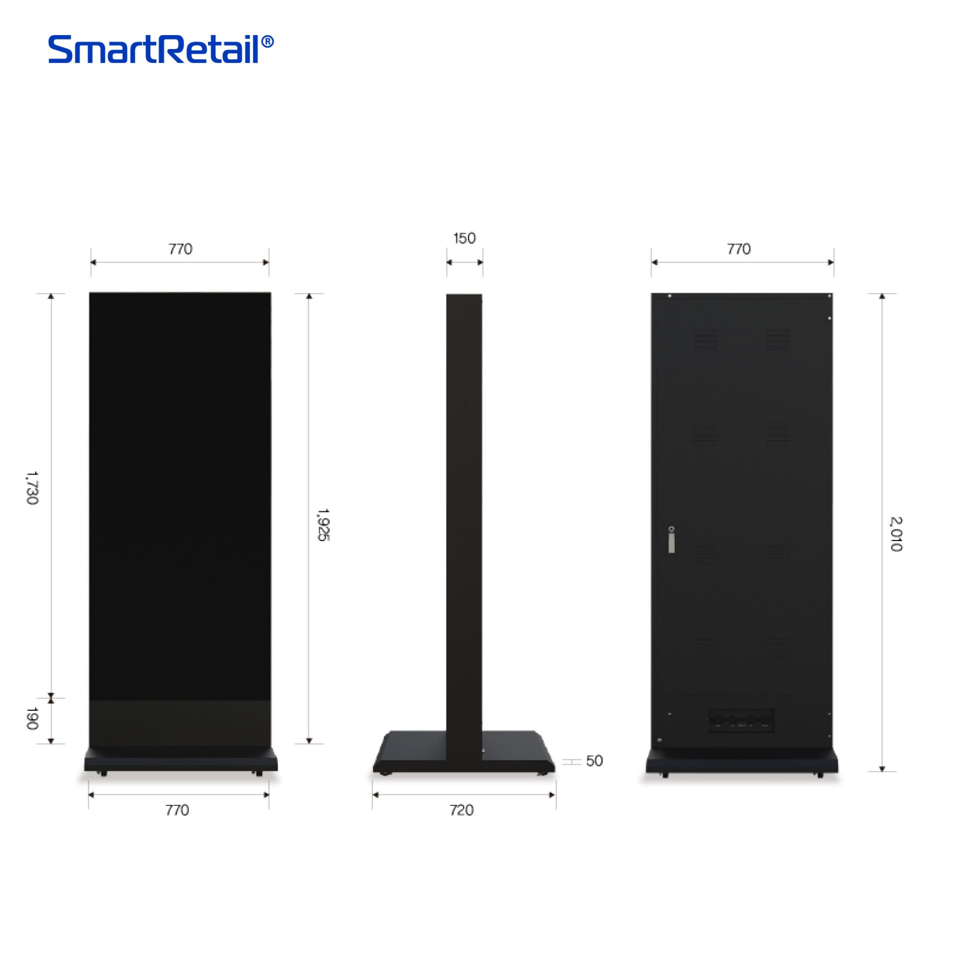Ảnh 5 của Màn hình LED chân đứng ghép nối đa màn hình ngoài trời