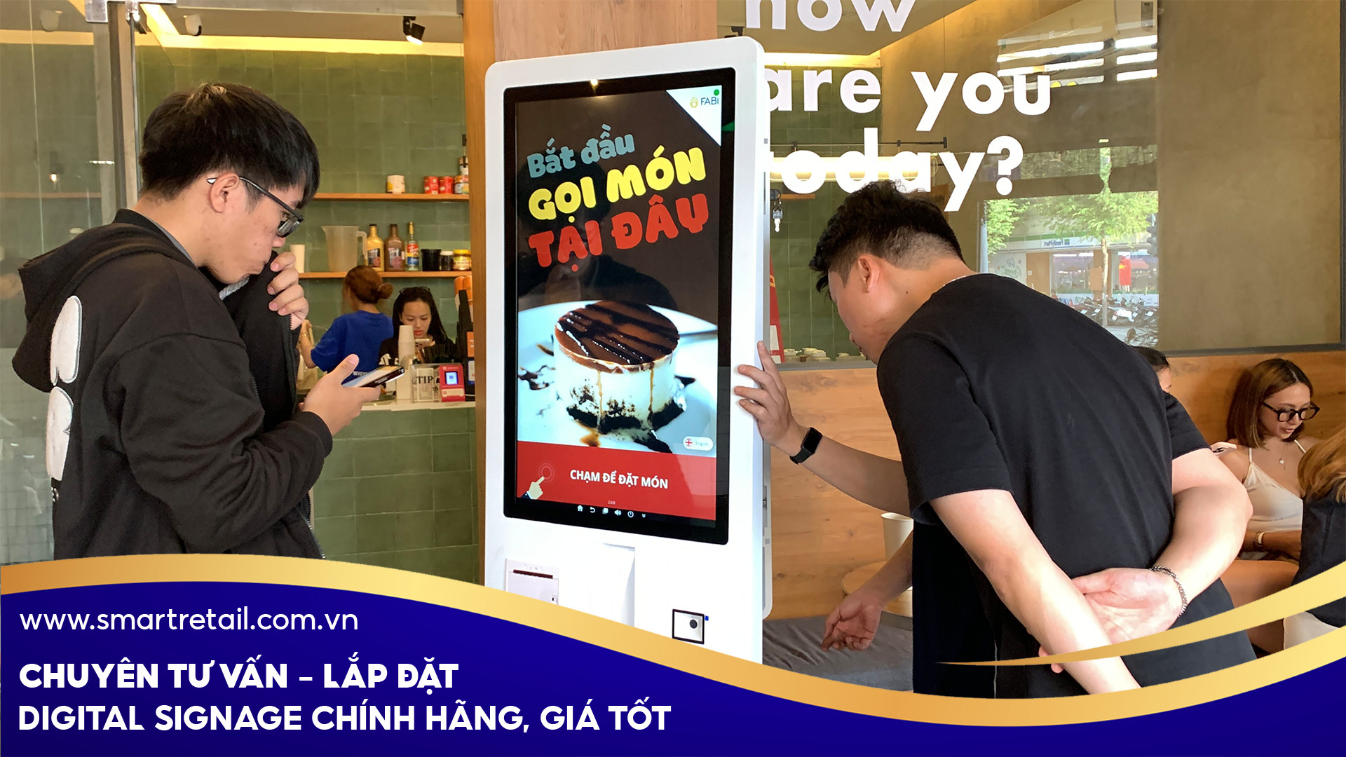 Dự án lắp đặt Kiosk tự phục vụ tại Góc cà phê Quận 1
