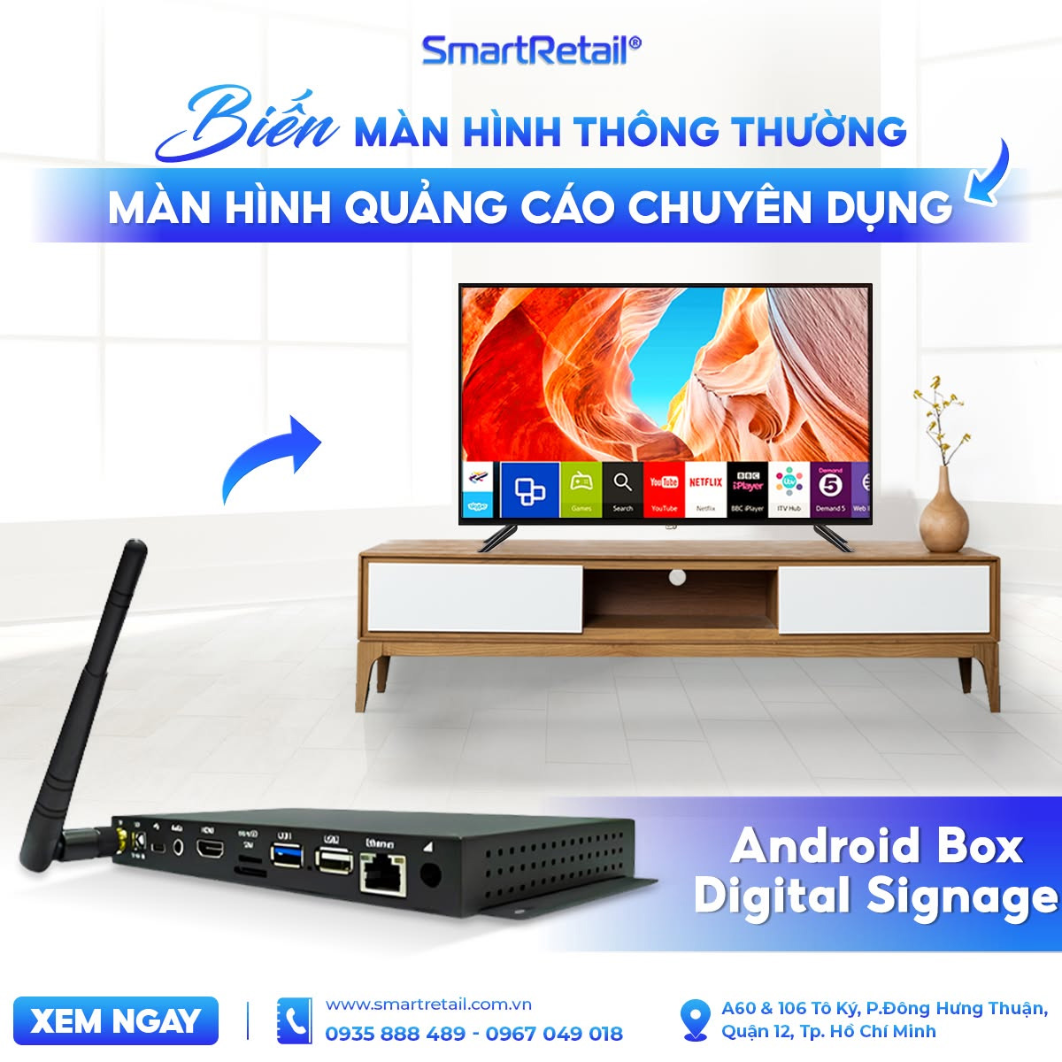 Ảnh 5 của Android Box | Thiết bị phát quảng cáo Android Box đến TV/ SmartTV