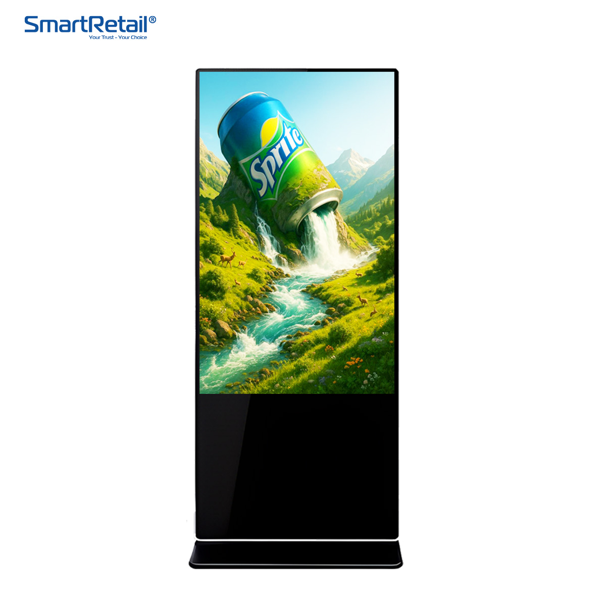 Ảnh 13 của Màn hình quảng cáo chân đứng 32 inch viền 2cm